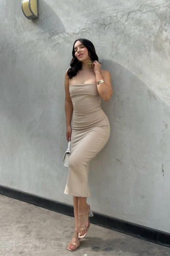 Vestido Ania - Beige