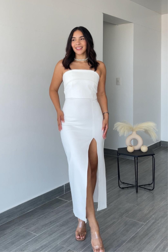 Vestido Sofía - Blanco