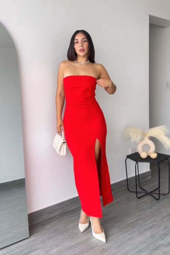 Vestido Sofía - Rojo